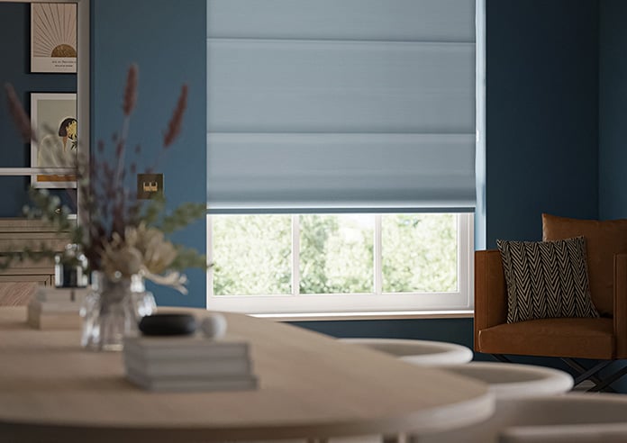 Tussah, Ice - Twist&Fit Roman Blind - Image 5